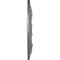 Ekena Millwork Rose Ceiling Medallion (Fits Canopies up to 13 1/2"), Hand-Painted Silver, 33 7/8"OD x 2 3/8"P CM33ROSLS - alternate 2